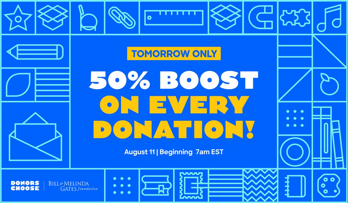 DonorsChoose tweet media