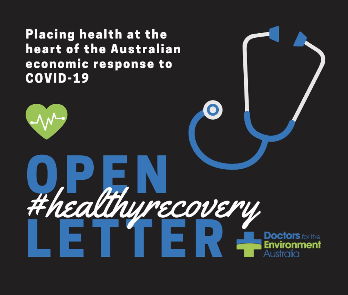 DocsEnvAus's tweet image. Doctors are concerned about the health risks of #climatechange and call for a healthy #COVID19 eco recovery in a joint letter to @ScottMorrisonMP. @ama_media  @yourAMSA @RACGP @TheRACP @ACRRM @acemonline @RANZCP @ranzcog @CICM   dea.org.au/joint-letter-t… #auspol #healthyrecovery