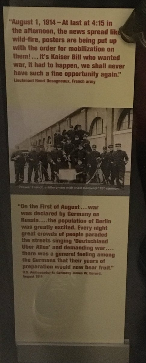 This placard is at the very beginning of the main exhibit. What a terrible start to it all, that some felt “their years of preparation would now bear fruit.”