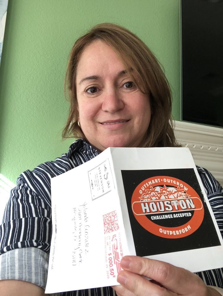 totstevenson's tweet photo. I mailed handwritten postcards to my staff again this year, but it was different. I teared up a lot while writing them. I truly miss my staff. As they arrive, I’m glad to see their smiles after reading my notes. See y’all soon! 😢❤️✅🙏🏾#prayforeducators #checkonyourprincipal https://t.co/E4eqha6SbB