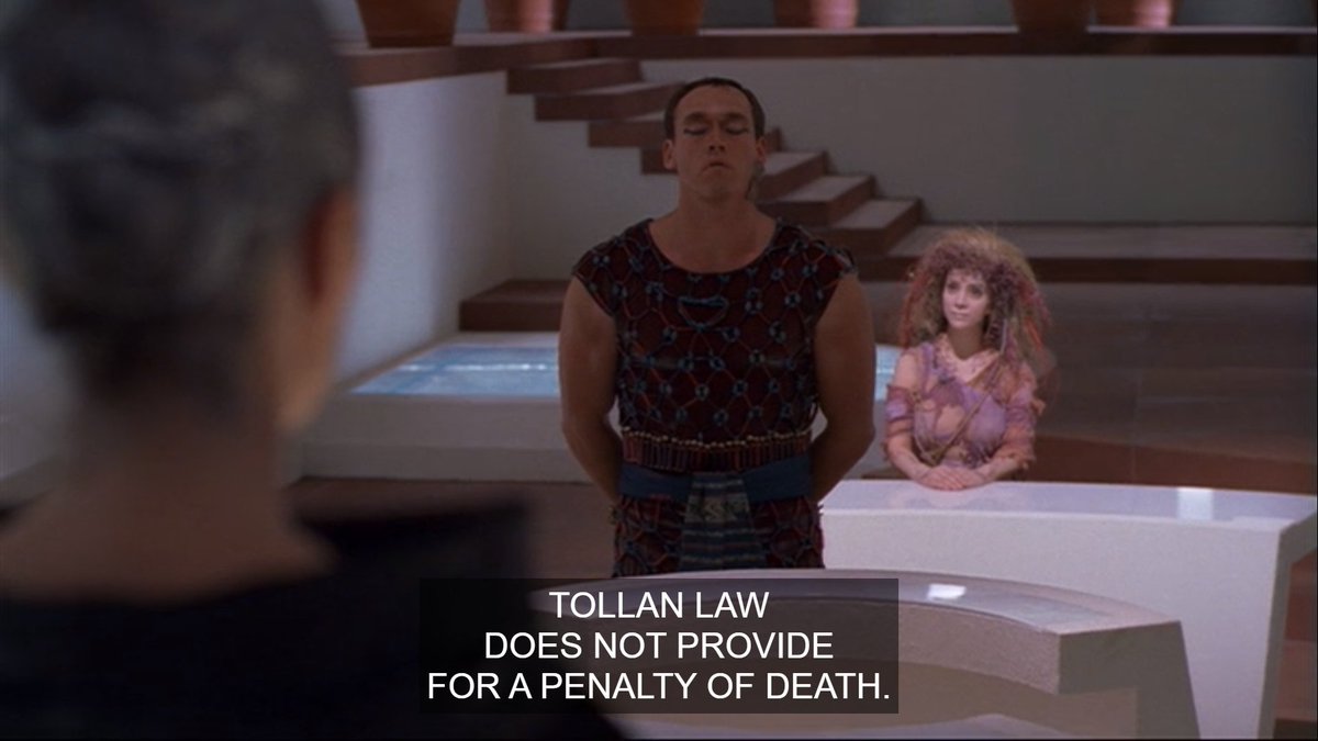 Zippy is jumping straight to policy. "Your policy is you don't have the death penalty. Therefore, we can't have this triad because Klorel would die."But that assumes removing Klorel is a death penalty (definition) and that the death of Klorel would be on Tollan hands (value)