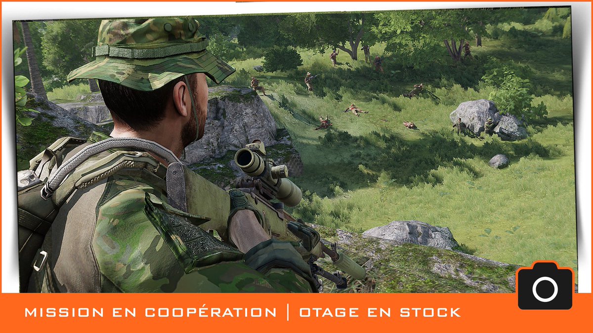 A3_VirtualForce's tweet photo. Vendredi 07.08.2020 | Mission «Otages en stock» | Un complexe hôtelier prit d'assaut par des rebelles, des otages et des survivants à localiser et évacuer ! En avant pour une opération de sauvetage à Tanoa. 🤞
@Arma3official #Mission #Coopération #Virtual_Force https://t.co/Acpk1noH1u