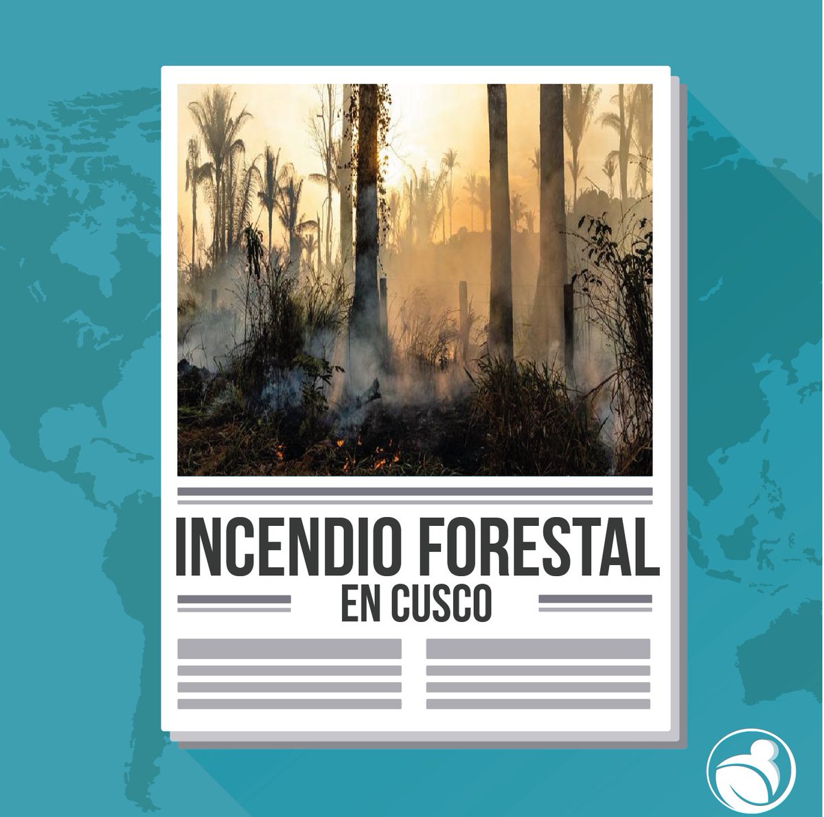 Edera_Pucp's tweet photo. [#EDERATEINFORMA] 
#Derechoambiental #IncendioForestalEnCusco
Ocho muertos, entre ellos cuatro niños, y más de 30 heridos dejó este viernes 07 de agosto un incendio forestal en el cerro Hatun Kcasa, región de Cusco. https://t.co/DrkuHop6St