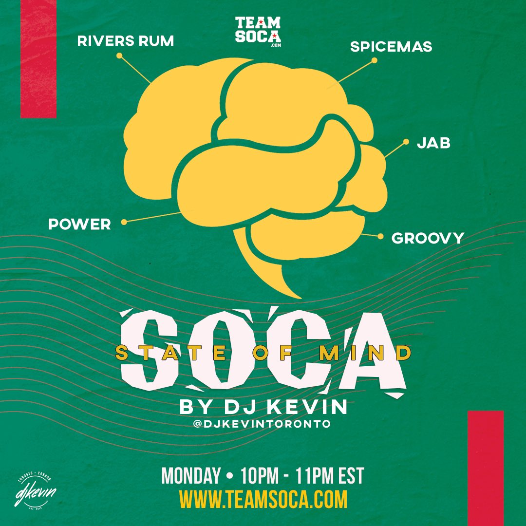 _DjKevinToronto's tweet photo. 100% Grenadian music tonight. #MondayNightMas #SocaStateOfMind🧠 @TeamSoca https://t.co/GZ90FzQEq9