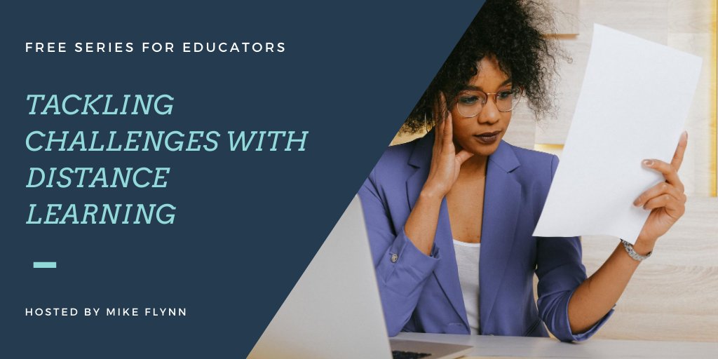 I'm going live at 9:00 pm ET for the first session of my free monthly series. Tonight, we will explore challenges with starting the year with a new class online. Register to join us live and/or get access to the recording. tinyurl.com/dlchallenges #distancelearning2020