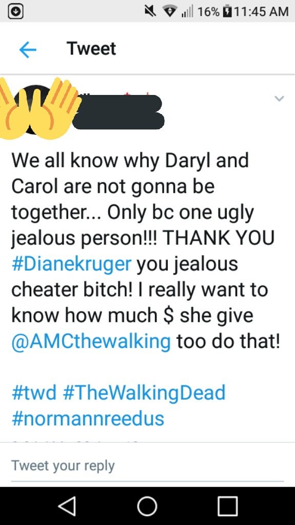 Let's get to the real crazies in the fandom. The ones who love to attack Norman's woman & child over a tv ship . Y'all weird af, now this is some scary shit and this is what you call hate.