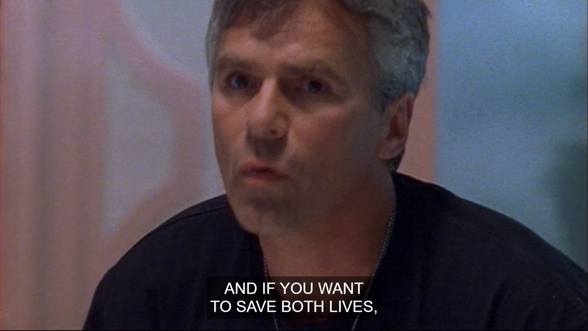 Daniel actually stating a warrant! I'm so proudJack instantly ruining it. But I guess the value of "should Goa'uld take hosts at all" isn't what's on trial...d... here