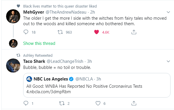 AngieNK's tweet photo. @LeadChangeTrish @Briefslayer This was an appropriate pairing in my timeline https://t.co/H6ZfSIYL7K