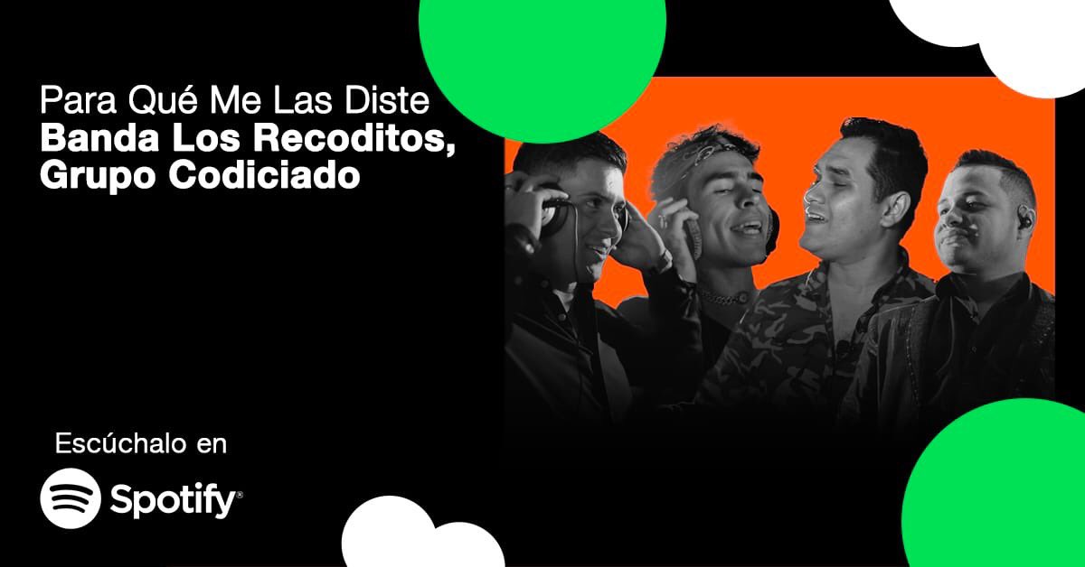BANDARECODITOSS's tweet photo. Escucha “PARA QUÉ ME LAS DISTE” en @SpotifyMexico 👉 https://t.co/MHX0xiQSBa
BANDA LOS RECODITOS / GRUPO CODICIADO https://t.co/cpGZr5fZ1A