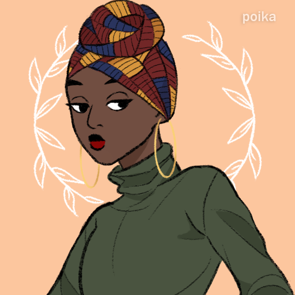 POICON MAKER by @.poika_-18 skintones (and the DARKEST is the default!)- monolids- a few different noses, mostly cartoony- several thick lips- textured hairs, braids, BANTU KNOTS, locs, twists, etc- multiple hijab, head wrap- binder- pride flags https://picrew.me/image_maker/296093