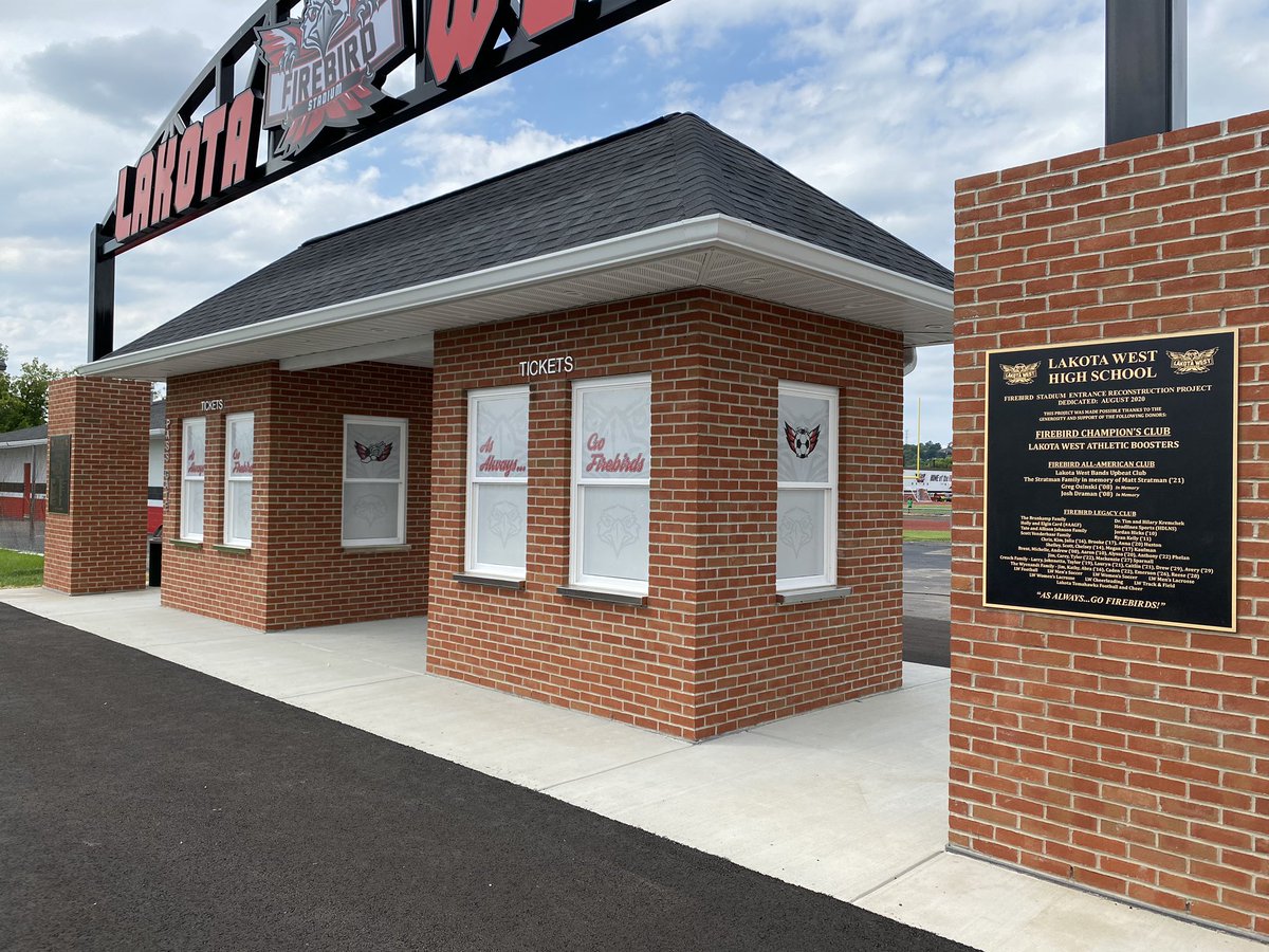 LakotaWestAD's tweet image. Final Phase for Firebird Stadium Renovation has begun- the fencing. Expecting/hoping for completion next week. #ExcitingChanges #AAGF