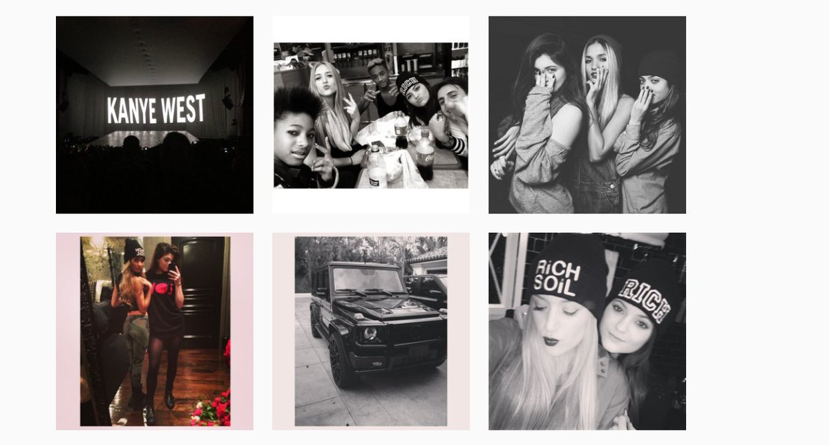 CHAPTER 2 — AN ALTERNATIVE KYLIEThe Kylie we all came to be obsessed with is around the corner. It took her literally less than a month to figure out her new aesthetic on Instagram.By February she was posting high contrast photos in black & white with her group of friends
