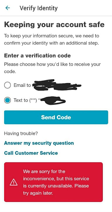 whatmikethinks's tweet photo. @Walgreens PLEASE PLEASE PLEASE fix your app!!!! Can not login to do anything. All verification options fail and have been doing this for a month! Web is fine, just the app. #fixit https://t.co/DWGybXhBLq