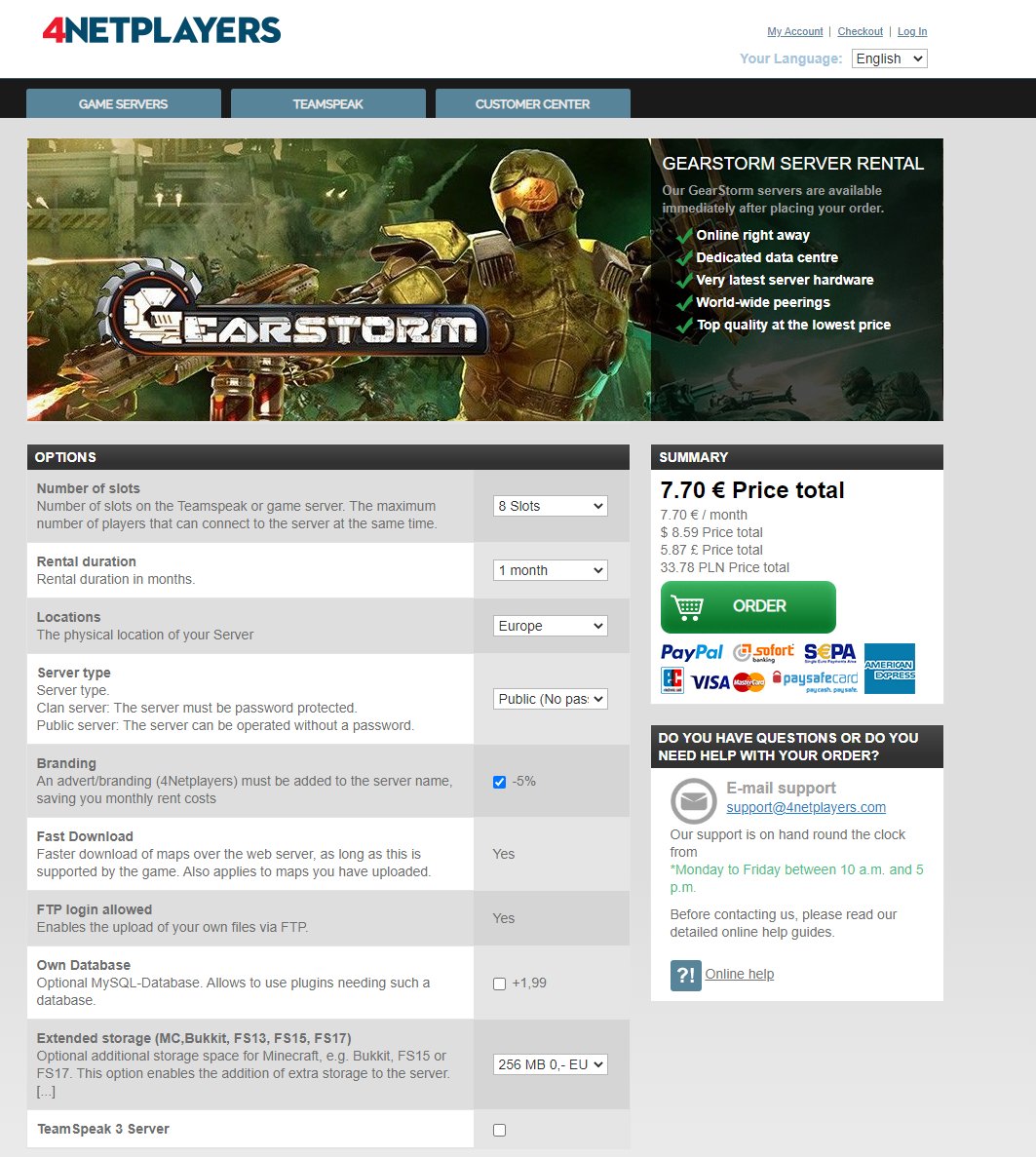 GearStormGame's tweet photo. GearStorm v. 1.611 Unreal Engine Upgrade, New Weapons, Simplified Server Hosting, UI Additions! - https://t.co/OHWupK8XKi https://t.co/VTTZpk4j11