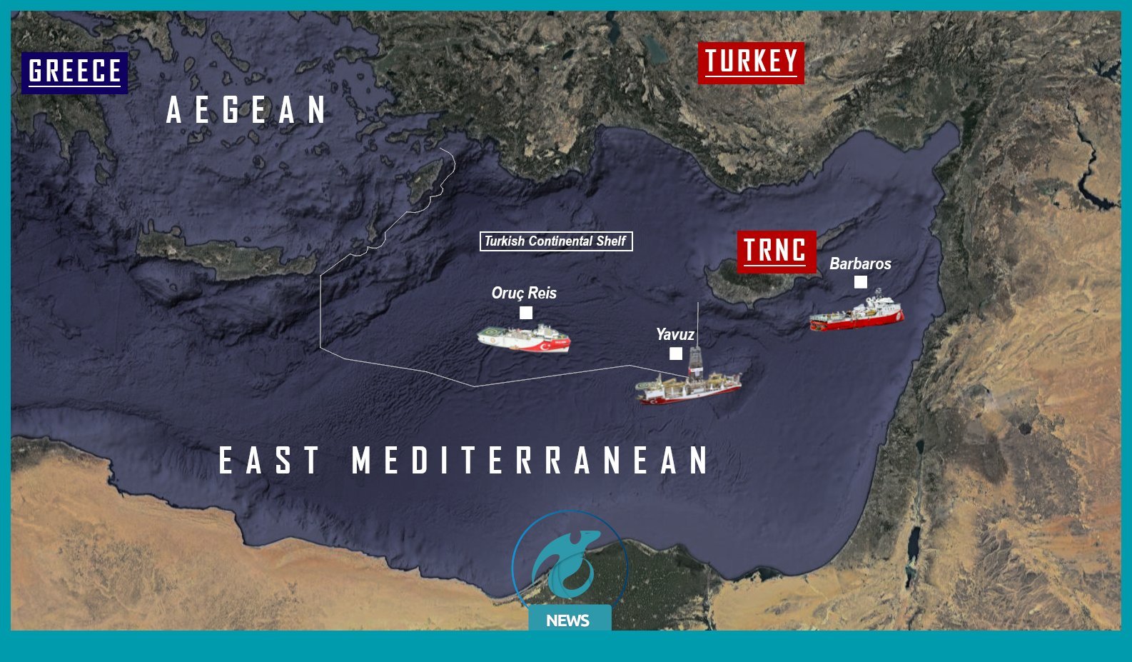EHA News on Twitter "📍Currently Turkey operates with three ships in the East Mediterranean