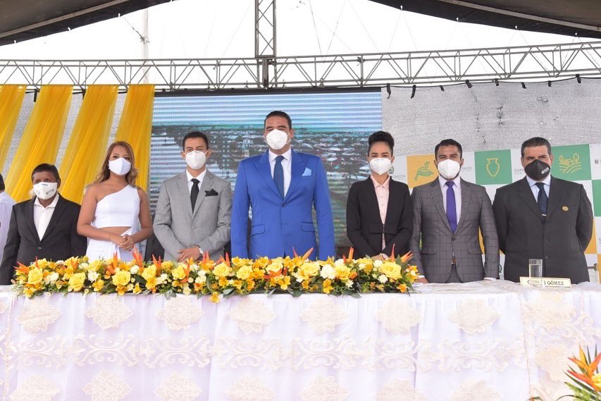 gadtarifa's tweet photo. Al conmemorar #Tarifa 63 años de parroquialización se realizó una sesión solemne en la lotización “Las Vegas” la cual cumplió con los protocolos de bioseguridad, dicho evento contó con la presencia del alcalde de Samborondón, concejales y autoridades del GAD Parroquial. https://t.co/ufqIUHHlpH