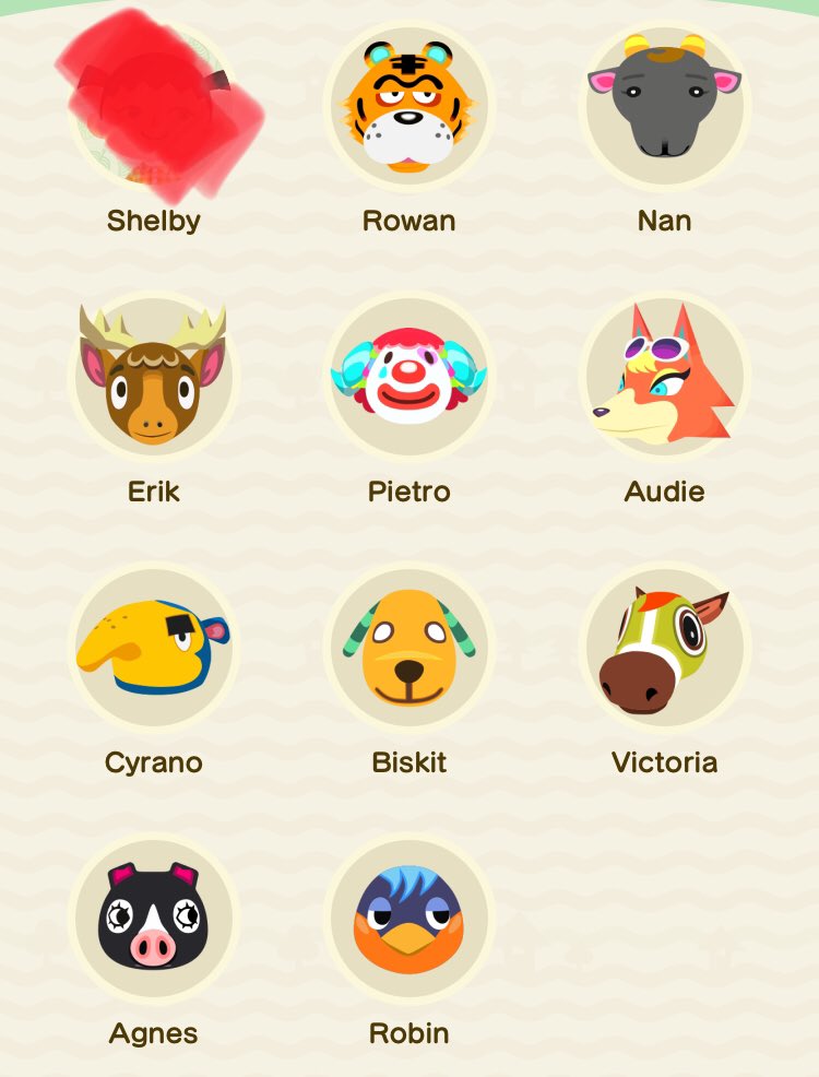 rocketacnh's tweet photo. my current villagers - who do we share and who would you steal? 🤭👀 https://t.co/9gultsQil1