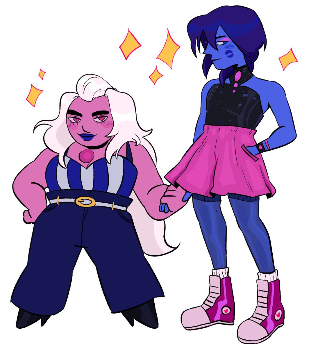 eqqyman's tweet photo. 💋✨ @LapithystWeek #StevenUniverse #lapithyst https://t.co/rVSS0gP17N