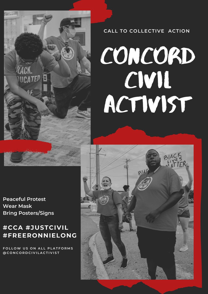 Communitycivil's tweet photo. From our previous protest at Carolina Mall. Concord NC. This is not a moment this is a Movement โ๐ฝโ๐ปโ๐ฟ
#CCA #JustCivil #CollectiveAction #Concordprotest #ncprotest #BlackLivesMatterย #freeronnielong https://t.co/cDeMlJqtpo