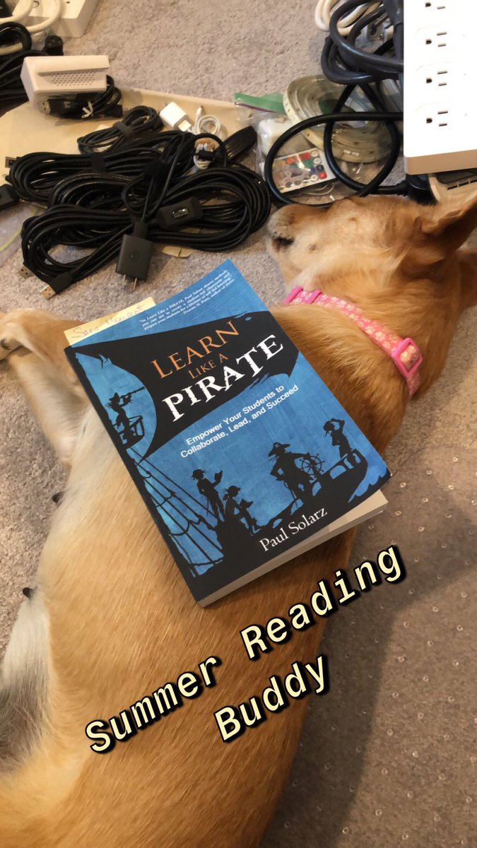 sarathibeault's tweet photo. My study buddy this summer... #rcsdconnect https://t.co/yRiAyZgZVs