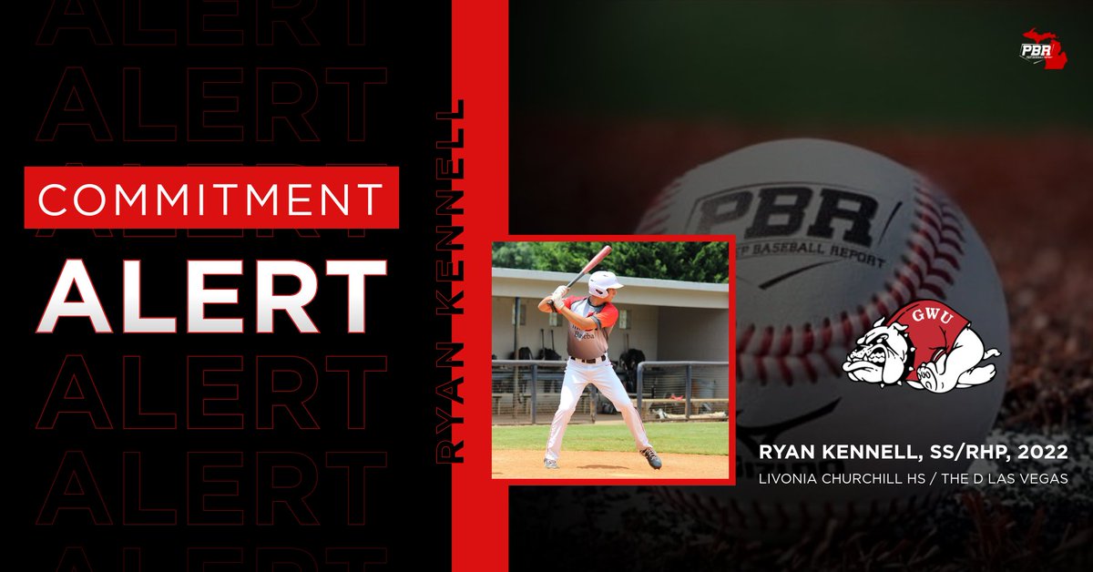 PrepBaseballMI's tweet photo. ⚾D-I Baseball Goal For @RyanKennell8 Ends At @GWUBaseball

👀📖📹👉 https://t.co/IrRgZ1MMoV

“We’ve taken trips to the south &amp; I like how it’s warm &amp; has beautiful scenery. I’ve always liked North Carolina &amp; made it a goal to play somewhere down there. Now I’ve accomplished it.” https://t.co/FdPloq4Vcu