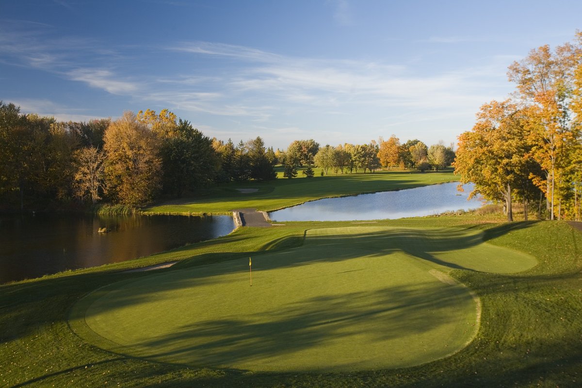 PGATOUR's tweet photo. O Canada. 🇨🇦

The 2024 @PresidentsCup will be played at Royal Montreal Golf Club. 💯 https://t.co/r6ZI6r8BjA