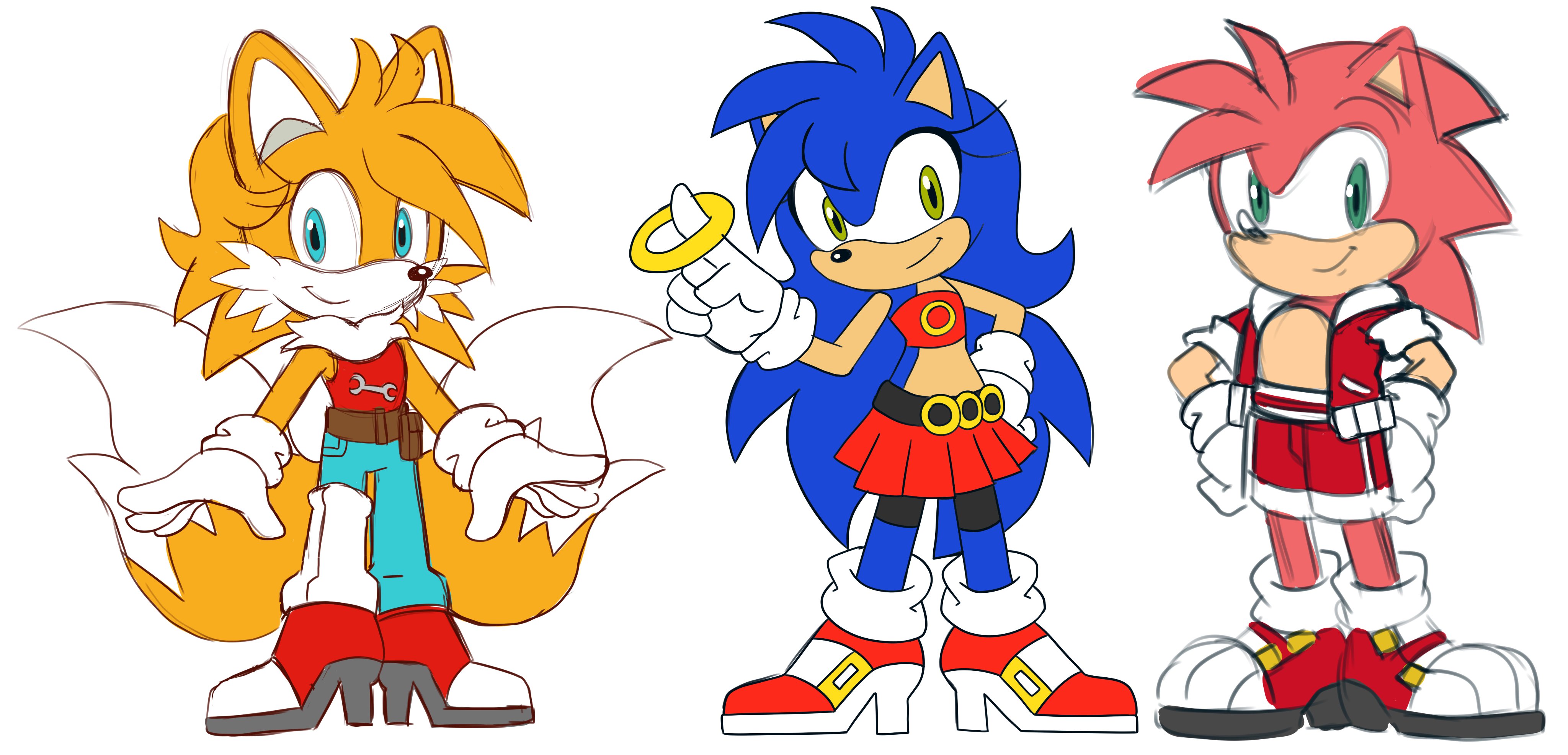 Draw_Hog5.2  Commisions Open! on X: Sonic Generations..but with different  characters & his past counterparts. Sprites made by The Mod.Gen Project  Team #Sonic #Tails #Knuckles #Amy #AmyRose #SonicGenerations #Sprites  #Pixelart #ModGen #ArtShare #