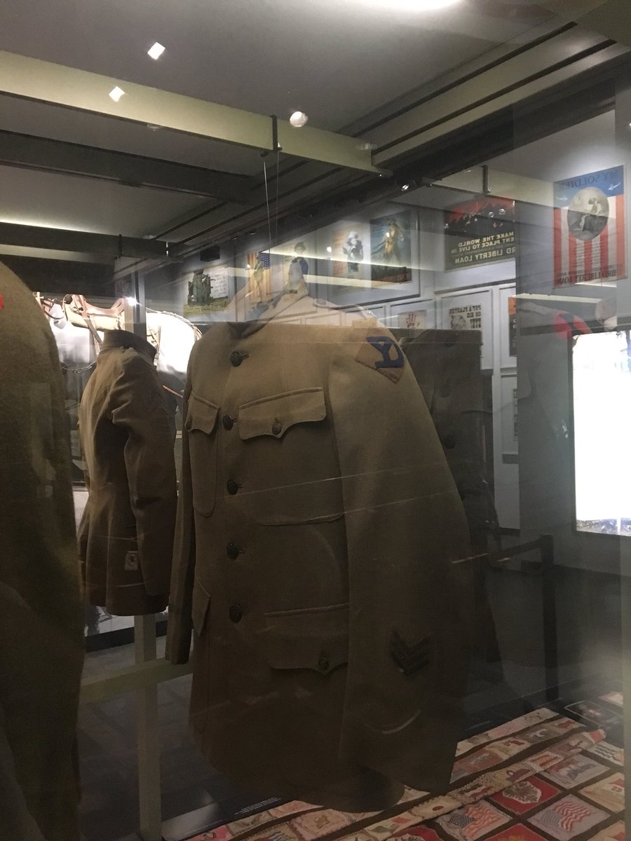 The uniform of 1LT Robert Russell of the 26th “Yankee” Division, an organization now close to my heart.