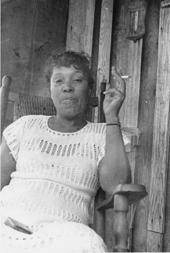 Women writers looking bored and holding a cigarette, part 10 in a series: Zora Neale Hurston