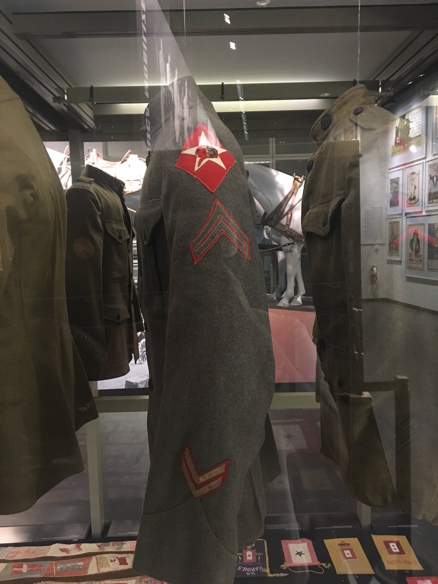 Here’s a Marine’s uniform from the 2nd Division (note the corporal chevrons). The organization of the 2nd Division is fascinating in its inclusion of a Marine brigade.
