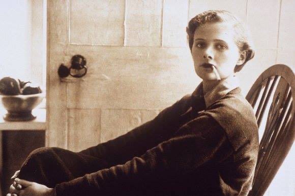 Women writers looking bored and holding a cigarette, part 12 in a series: Daphne du Maurier