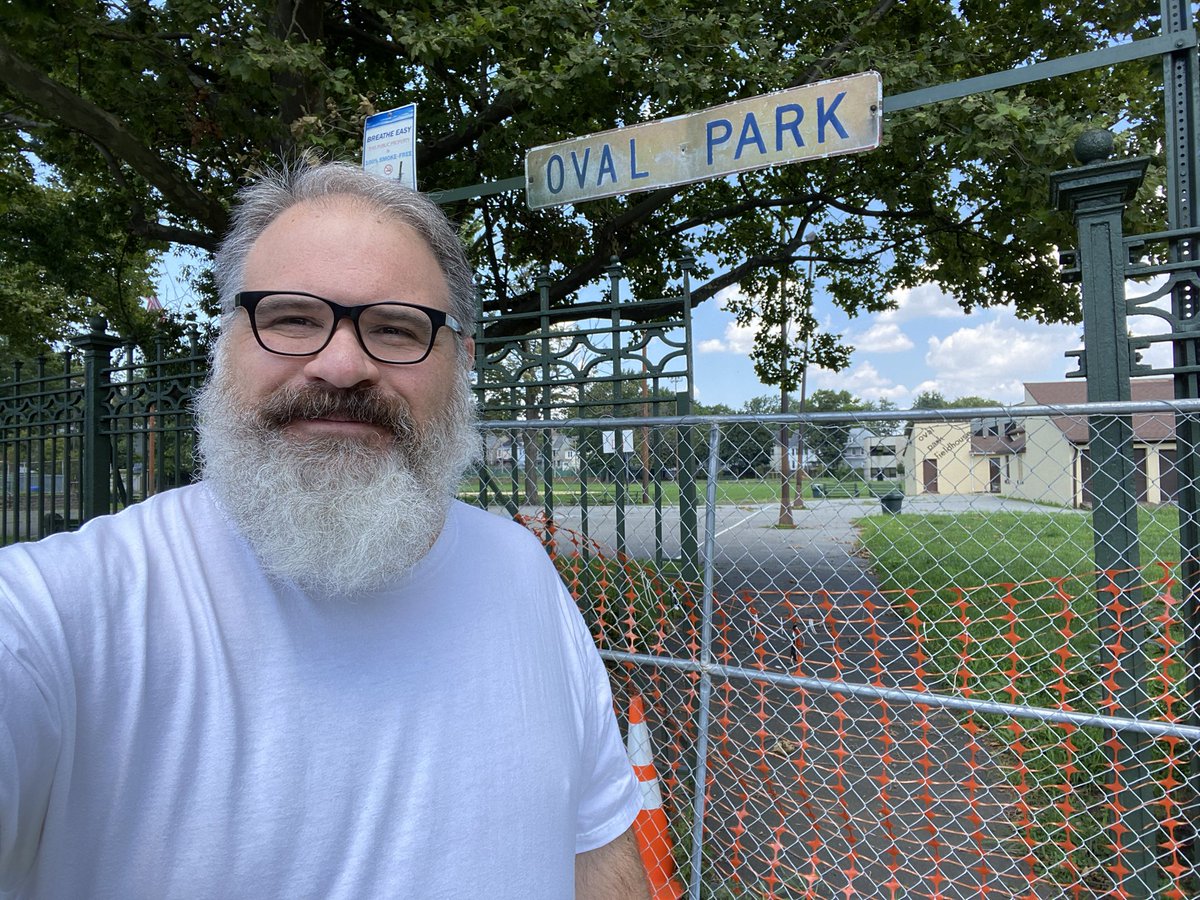 JohnCerilli's tweet photo. There is #baseball history abound in #NewJersey and I’ve been enjoying taking it in over the last two days. #OvalPark in #EastOrange hosted some of the greatest ever. #JoshGibson, #SatchelPaige, #JudyJohnson, the #NewarkEagles and more all played here. #NegroLeagues ⚾️ https://t.co/F3CgaucYOy