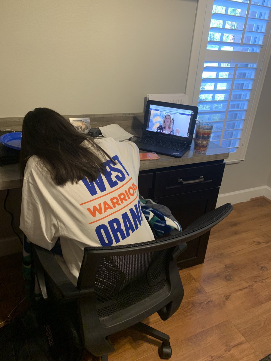 babysully1's tweet photo. Great Job @WestOrange_OCPS for a successful first day of school. Not exactly how we planned the first day of high school looking but was a great experience. Teachers were engaged and patient. #covidgoaway #wowarriors https://t.co/b0zDLMtavQ