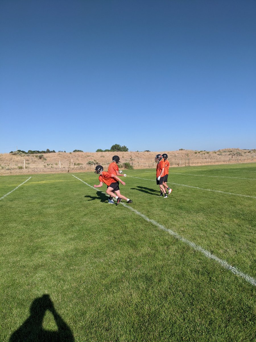 BayardFootball's tweet photo. Football is back in #go tigers @AthleticsBayard https://t.co/zg9QhNE7sd