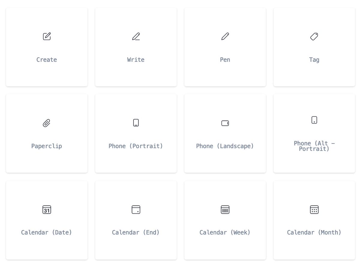the_indie_web's tweet photo. Use this suuuuper comprehensive and totally open source icon system by @CoreyGinnivan to give your next project some serious cohesion and beauty https://t.co/SGaJ9Khlj8 https://t.co/TXM8jA3Crd