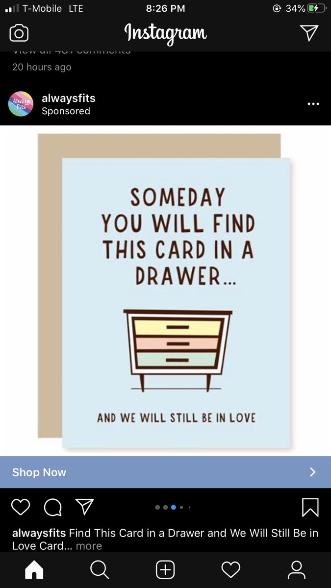 mariah0822's tweet photo. @doree I saw this card and immediately thought of you https://t.co/9qghpKDlr0