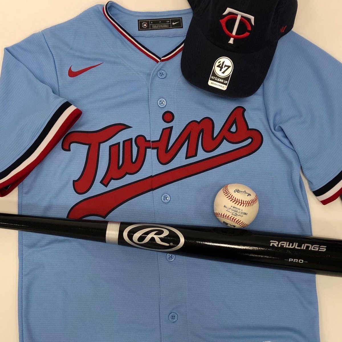 mn twins baby blue jersey