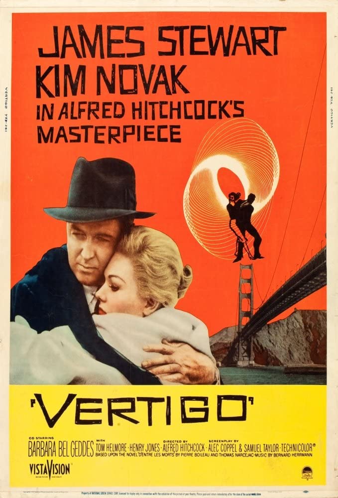 [무료 VOD] 히치콕 감독의 1958년작 현기증 Vertigo가 업로드됐습니다. 버나드 허만의 영화음악이 유명합니다. #히치콕 #현기증 #Vertigo #버나드_허만...