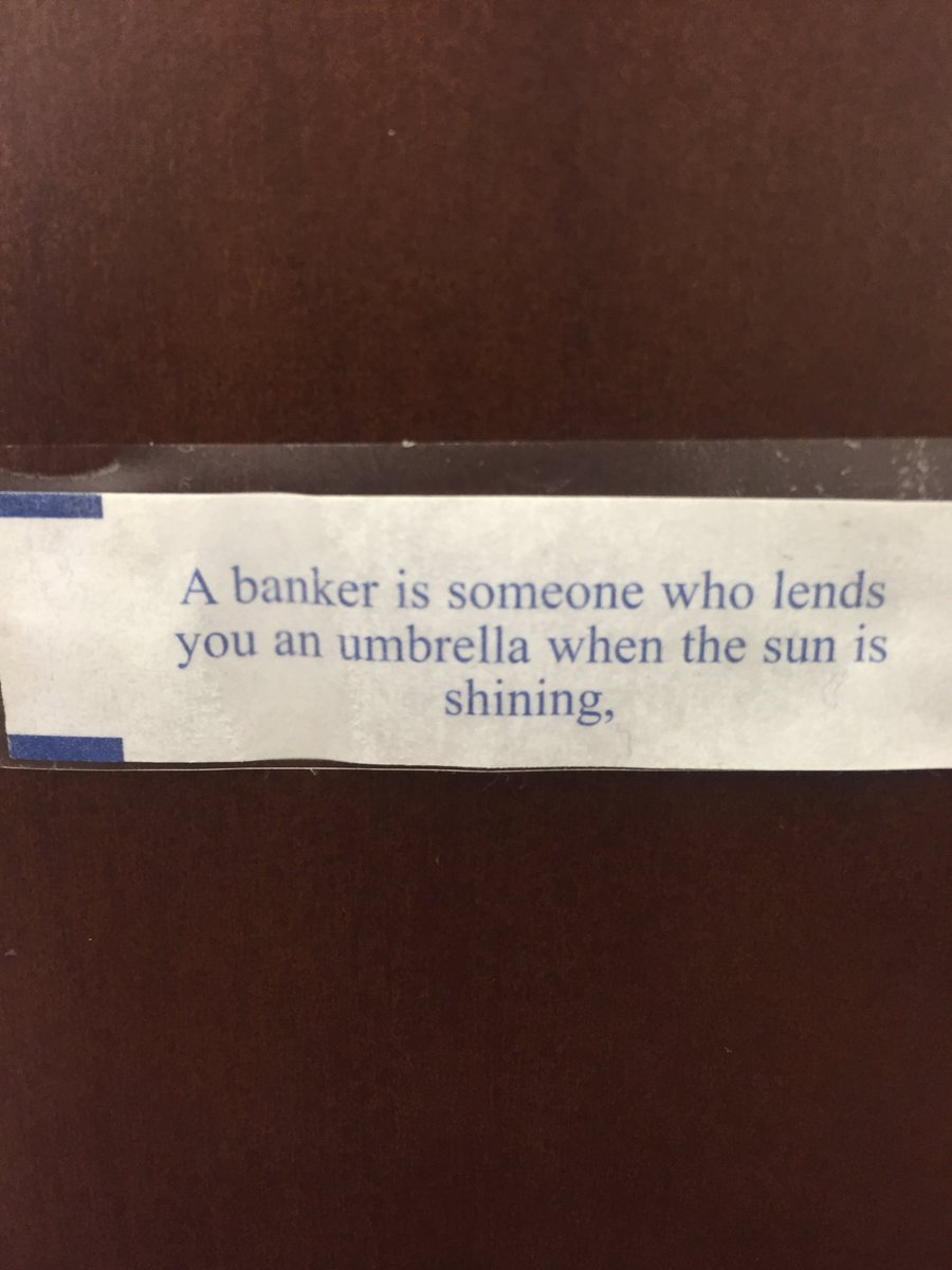 8/ I then open the fortune cookie I chose, which read this: