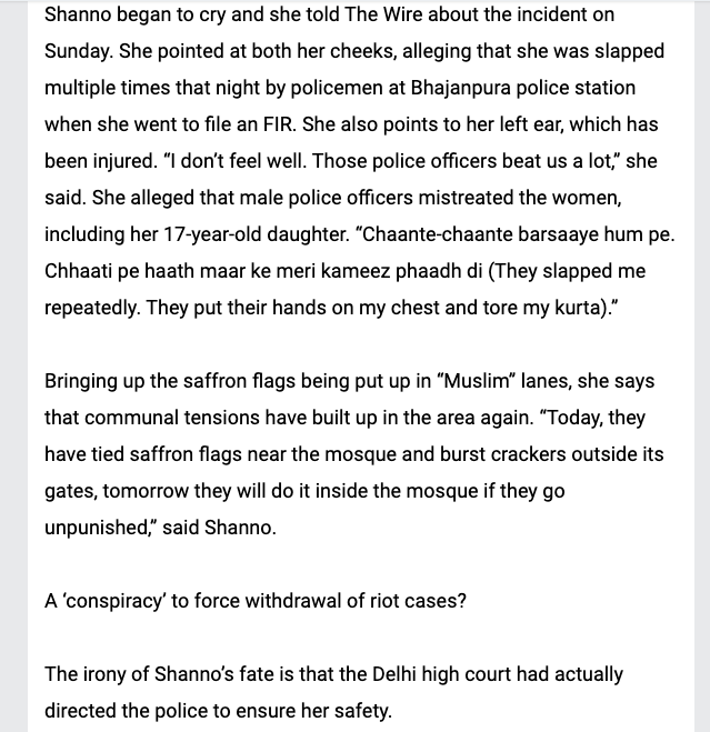 Do read what is going on in India's capital. Voicing your opinion on matters of discrimination abroad feel pointless when this is the state of North East Delhi. Little wonder that the citizen is scared seeing a Policeman, instead of feeling safe.

Horrific...