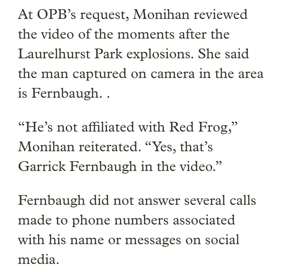 Monihan confirms that Fernbaugh is indeed the person in  @_WhatRiot's video. We have also received confirmed reports coming from other individuals close to Fernbaugh that it is him in this video