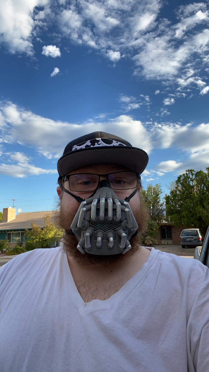 bryant_designs's tweet photo. Good evening everyone! Its Modelin' Monday! Today its the DM of my Dungeons and Dragons campaign!
#ModelinMonday #thomasbryantdesign #thomasbryant #tbdcommunity #tucsondesigner #arizonadesigner #designer #snapback #hats #clothing #shirts #3dprinting #bane #mask #commissionsopen https://t.co/00ukEjJ7Hi