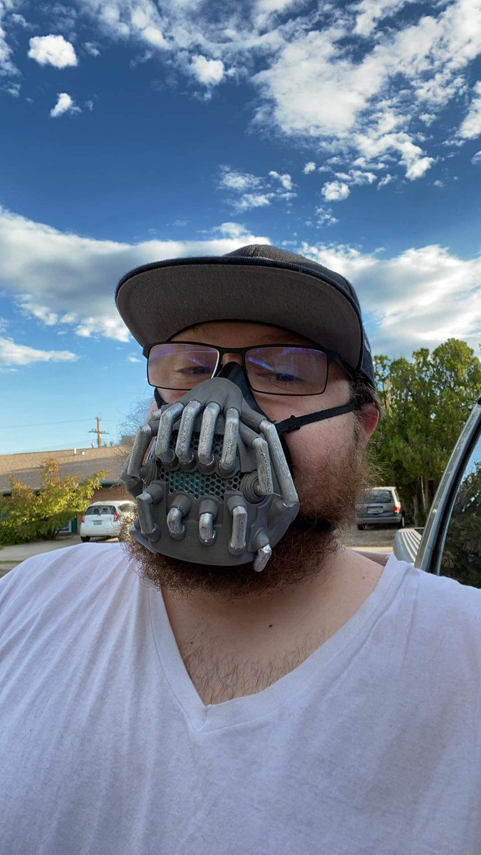 bryant_designs's tweet photo. Good evening everyone! Its Modelin' Monday! Today its the DM of my Dungeons and Dragons campaign!
#ModelinMonday #thomasbryantdesign #thomasbryant #tbdcommunity #tucsondesigner #arizonadesigner #designer #snapback #hats #clothing #shirts #3dprinting #bane #mask #commissionsopen https://t.co/00ukEjJ7Hi