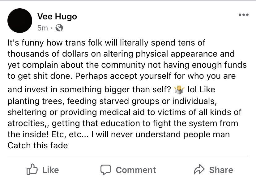 terfkilIer's tweet photo. What do I even say to this ASSHOLE?! https://t.co/roXsxNMt9r