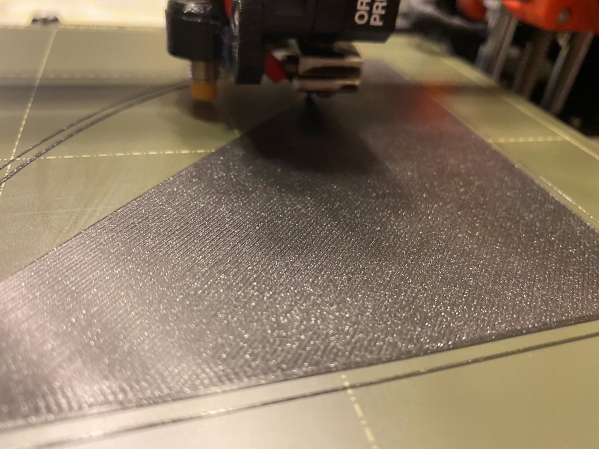 egandalf's tweet image. So smoooooth. #firstlayer #prusamini