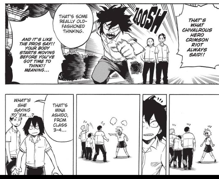 But being typical isn’t her only traits, in the MHA society she’s like Bakugou (except less perfectionist and more friendly), a natural born winner due to her quirk that is sure to put her on the spotlight.