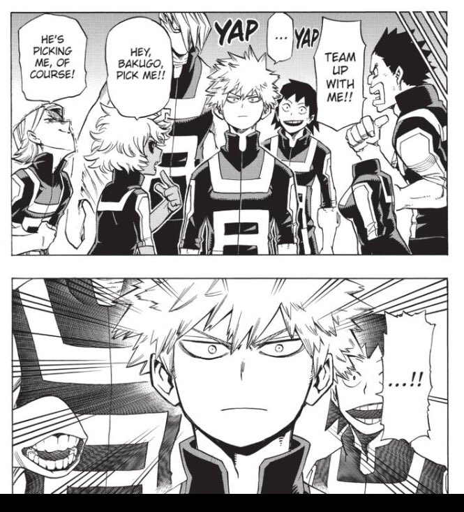 Speaking of Bakugou, the fact he chooses her to be part of his team during the cavalry battle is proof enough of her abilities.And we’re talking about season 2 Bakugou, when he was still lowkey arrogant, considering most people as extra.