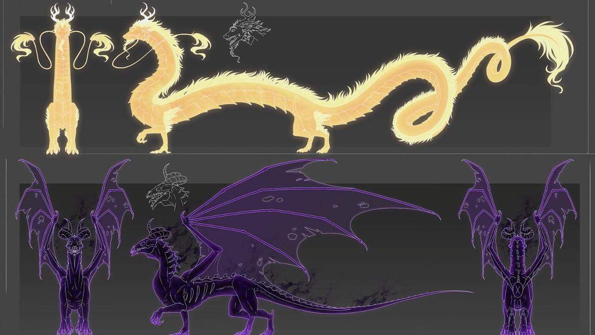 N comparison, these god designs are phoned in hard because basically there’s no dephining features beyond their horns and basic ass colors.Their dragon forms are more interesting because Bad is a Western dragon and Good is an Esteen dragon but I don’t know why that’s there