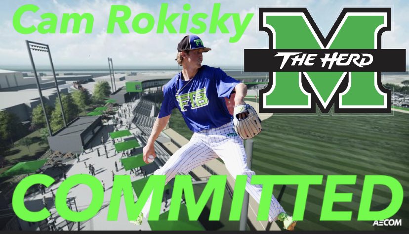 Congrats to ‘21 RHP Cam Rokisky (MD) on his commitment to Marshall! <a href="/ftbteams/">ftbteams</a> #FTBFamily