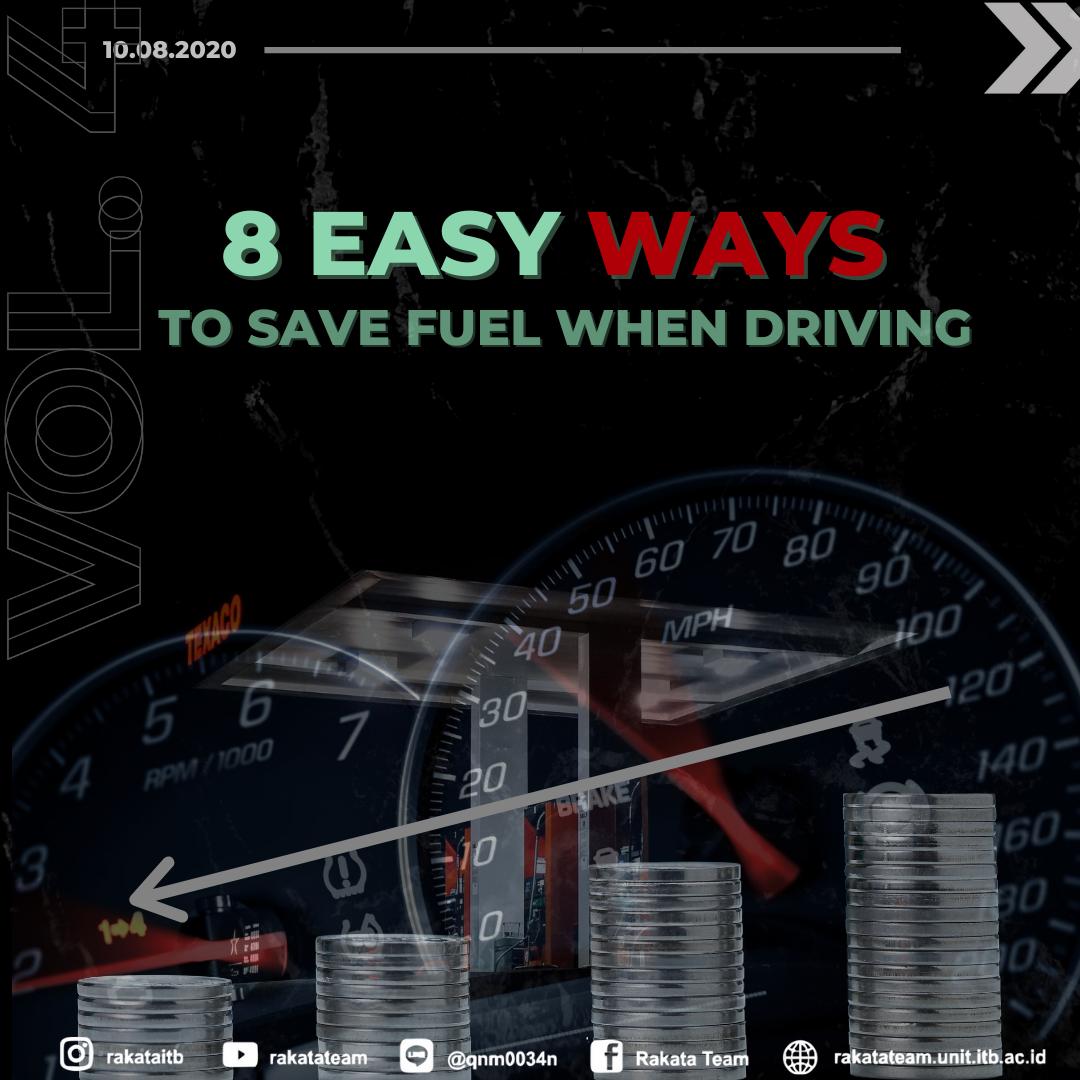 rakatateam's tweet photo. [ 8 EASY WAYS TO SAVE FUEL WHILE DRIVING ]

Following are 8 fuel saving tips that can help you get the maximum out of your fuel tank. Not only will you save money but you will also reduce the emission of CO2 into the environment.

#RakataTeamITB #ShellEcoMarathon https://t.co/pVyfbCX4rL
